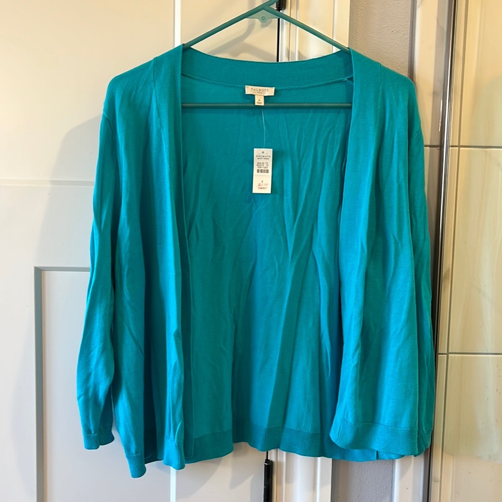 Talbots woman 3/4 sleeve shrug-X